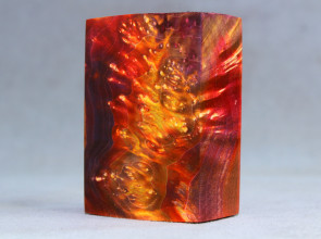 Stabilized Maple Burl Wood Mod Block